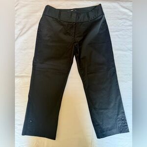 RW&CO. Midnight Black Satin Trousers